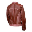 Milwaukee Leather SFL2840 Women's Maiden Maroon Premium Sheepskin Motorcycle Fashion Leather Jacket with Studs
