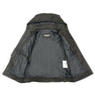Milwaukee Leather SFL2865 Women's Black Scuba Style Fashion Casual Leather Jacket with Hoodie