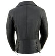 Milwaukee Leather SFL2870 Women's ‘Duchess’ Black Motorcycle Style Fashion Casual Leather Jacket