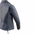 Milwaukee Leather Women's Duchess Blue Motorcycle Style Fashion Casual Leather Jacket SFL2870