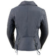 Milwaukee Leather Women's Duchess Blue Motorcycle Style Fashion Casual Leather Jacket SFL2870