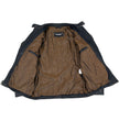 Milwaukee Leather Vintage SFM1808 Men's Brown Leather Seamed Shoulder Zipper Front Jacket