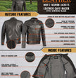 Milwaukee Leather Men's Black Cafe Racer Leather Jacket with Snap Button Collar SFM1835