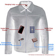 Milwaukee Leather SFM1875 Men's New Zealand Lambskin Leather with Shirt Style Collar