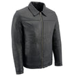 Milwaukee Leather SFM1875 Men's New Zealand Lambskin Leather with Shirt Style Collar