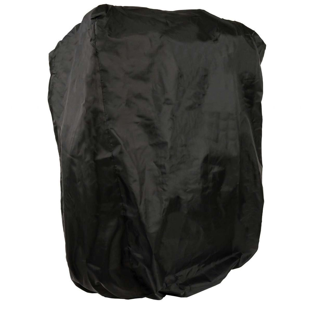 Milwaukee Leather SH537 Large Black Motorcycle Large Leather Deluxe Sissy Bar Pack Bag