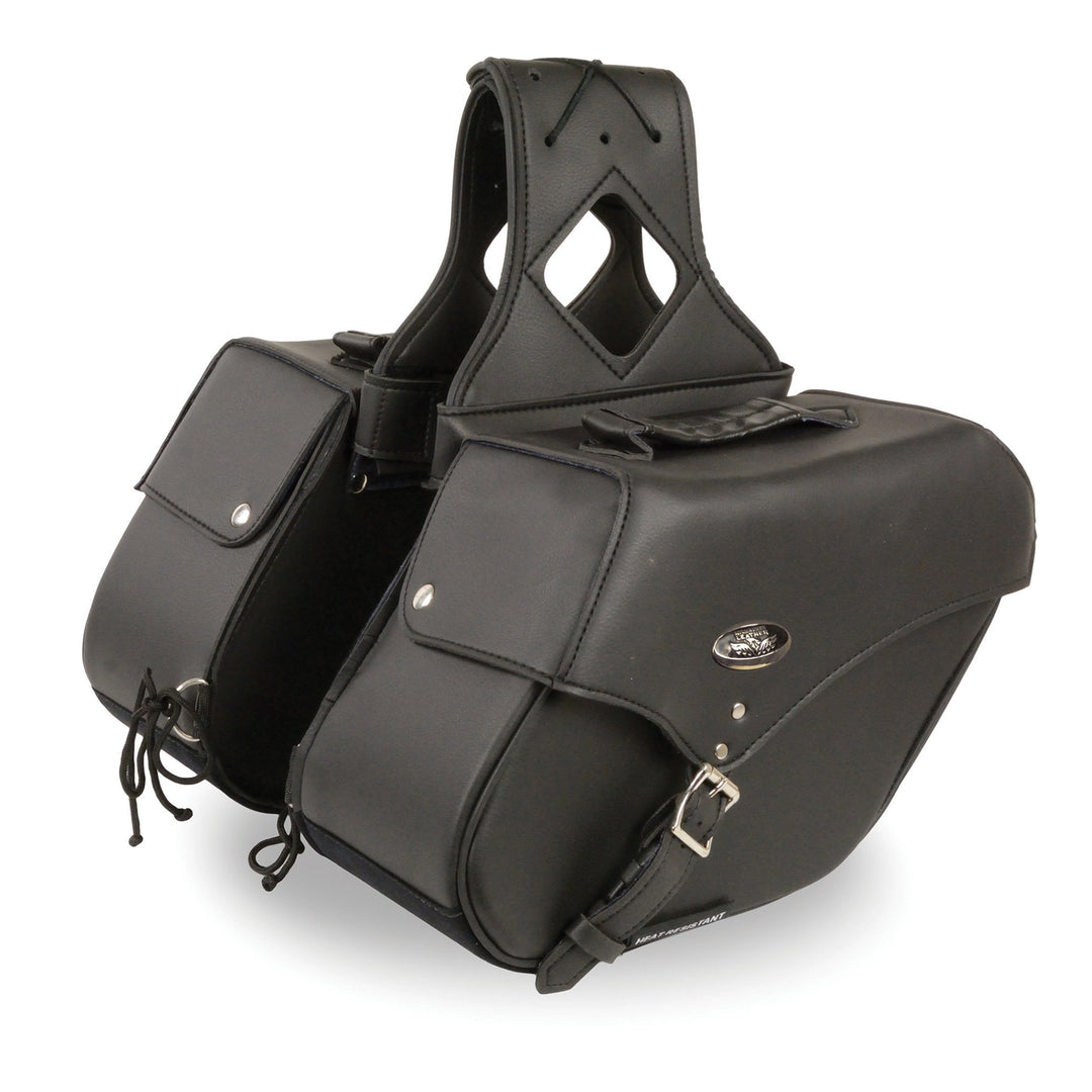 Milwaukee Performance SH66801ZB Medium Zip-Off Single Strap PVC Throw Over Saddlebags