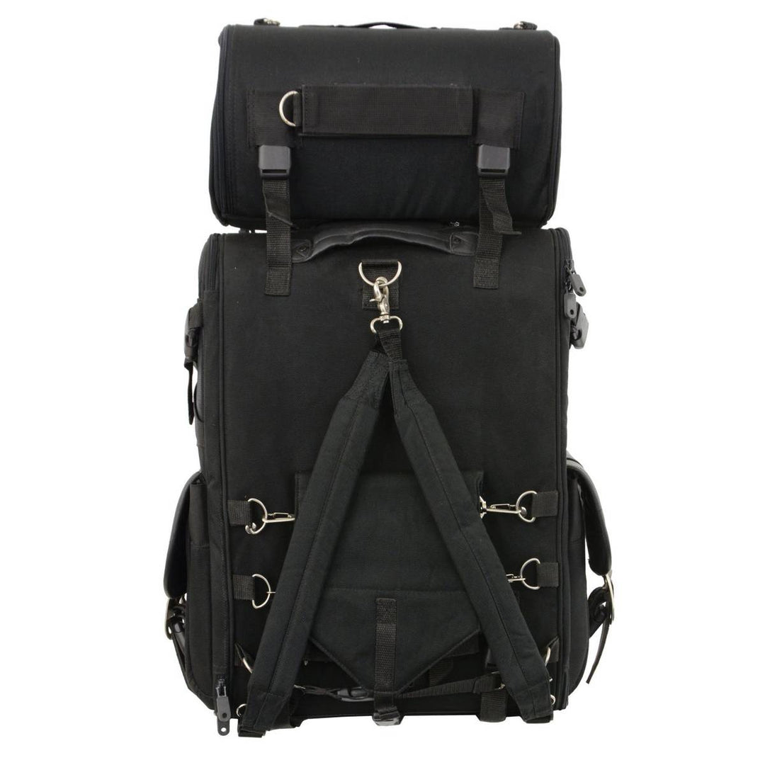 Milwaukee Performance SH67301 X-Large Black Textile 2-Piece Touring Motorcycle Bag Pack