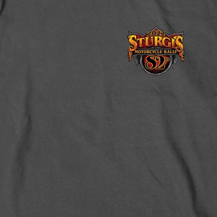 2022 Sturgis Motorcycle Rally SPB1007 Crazy Buffalo Men&