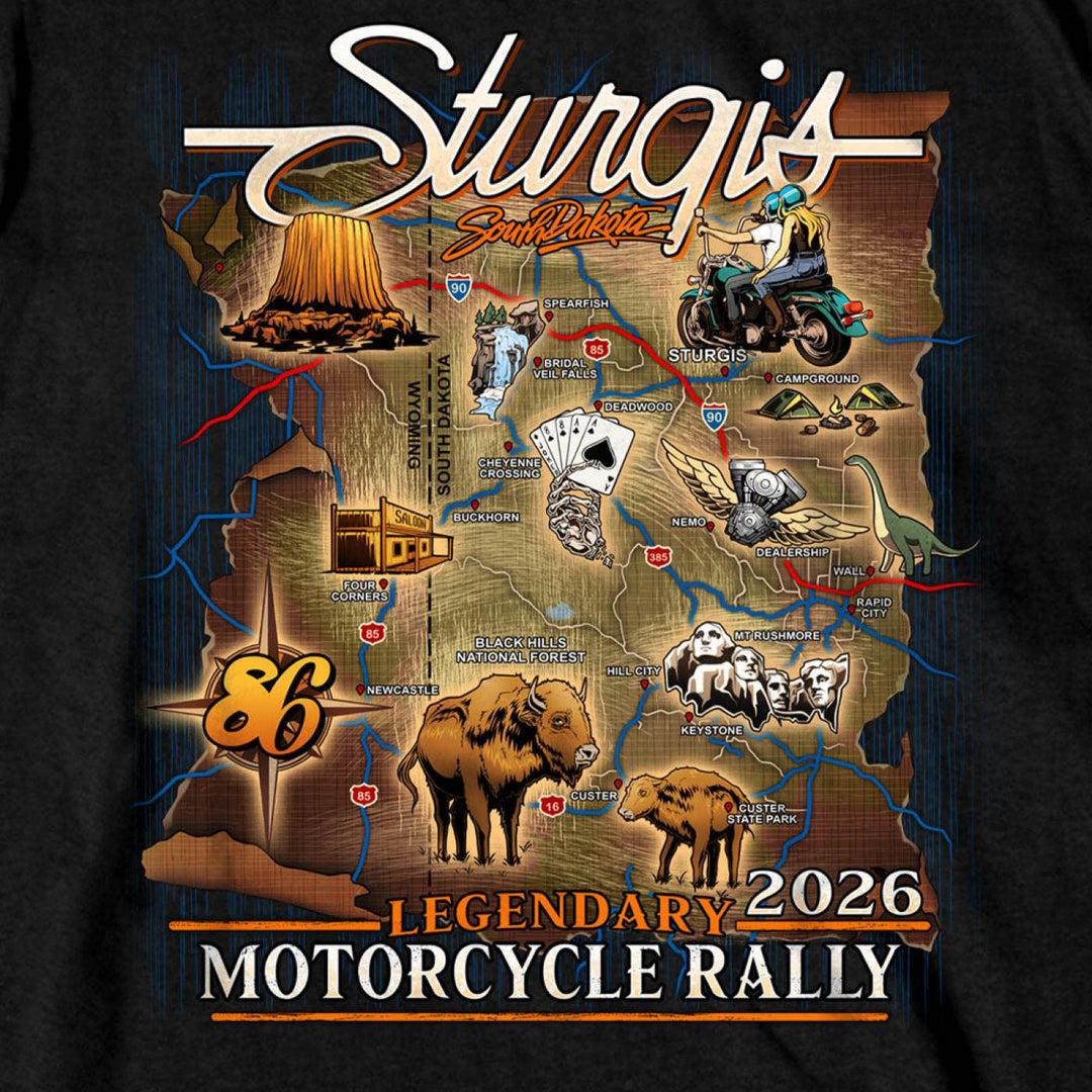 2026 Sturgis Motorcycle Rally Attraction Men&