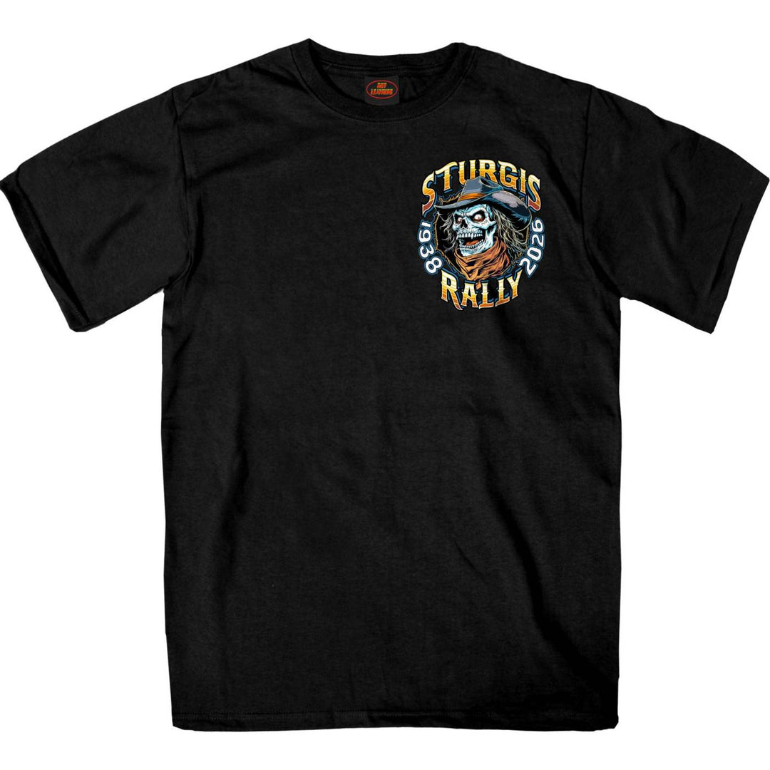 2026 Sturgis Motorcycle Rally Cowboy Skull Men&