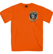 2026 Sturgis Motorcycle Rally Skull Chaser Numone Men's Orange T-Shirt - SPB1215