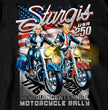 2026 Sturgis Motorcycle Rally Georgedon Men's Black T-Shirt - SPB1218