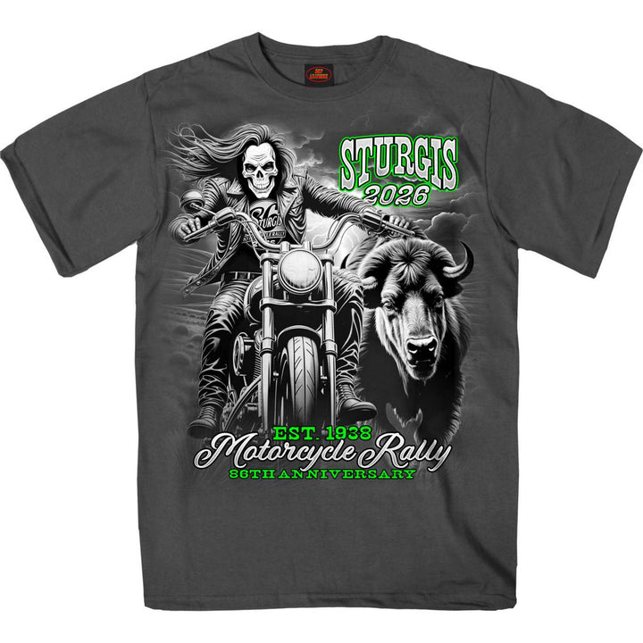 2026 Sturgis Motorcycle Rally Skull Chaser Numone Men&