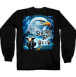 2026 Men's Sturgis Motorcycle Rally Eagle Storm Black Long Sleeve Shirt - SPB2132