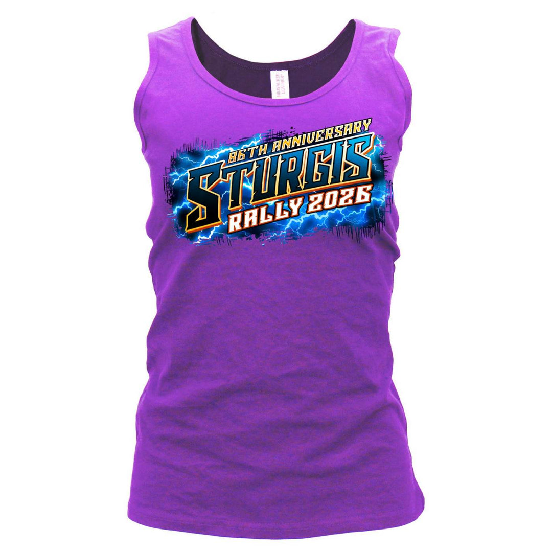2026 Ladies Sturgis Motorcycle Rally Rushmore GRYple Tank Top - SPL2904