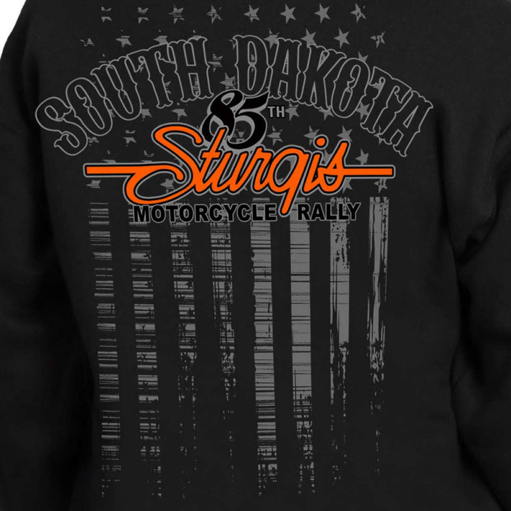 2025 Sturgis Motorcycle Rally Skeleton Hands Black Ladies Hooded Sweat