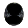 Hot Leathers HLT68 Eagle Black Advanced DOT Approved Motorcycle Skull Cap Half Helmet Biker