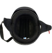 Hot Leathers HLT70 Stealth Glossy Black Motorcycle DOT Skull Cap Classic Half Helmet