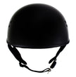 Hot Leathers HLD1002 Gloss Black Motorcycle DOT Approved Skull Cap Half Half Helmet Biker