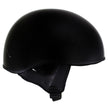 Hot Leathers HLD1002 Gloss Black Motorcycle DOT Approved Skull Cap Half Half Helmet Biker