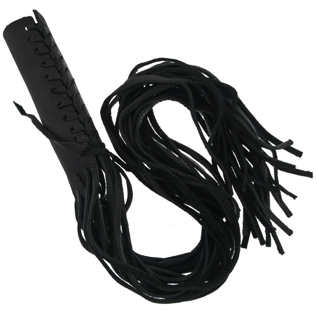Hot Leathers Black Throttle Cover with 20" Fringe TCB1002