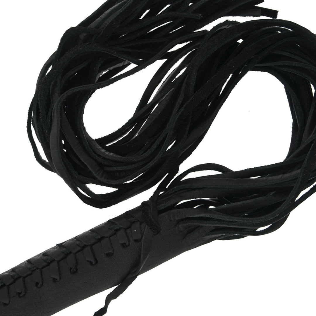 Hot Leathers Black Throttle Cover with 20" Fringe TCB1002