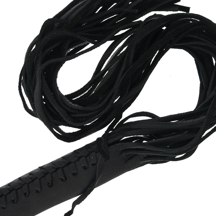 Hot Leathers Black Throttle Cover with 20" Fringe TCB1002