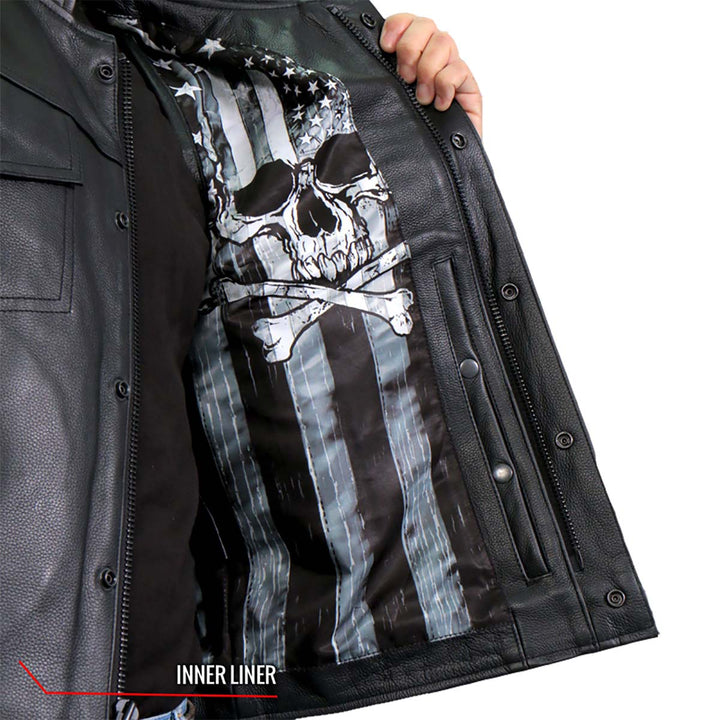 Hot Leathers VSM1054 Men’s Black &