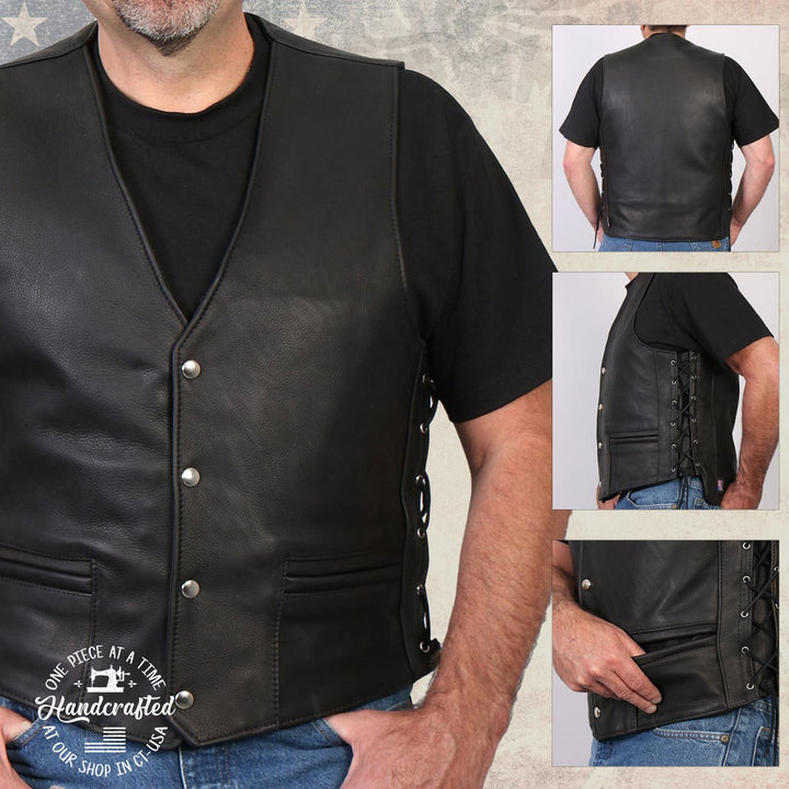 Milwaukee Leather USA MADE MLVSM5003 Men&