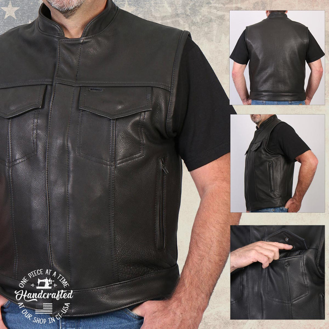 Milwaukee Leather USA MADE MLVSM5004 Men&