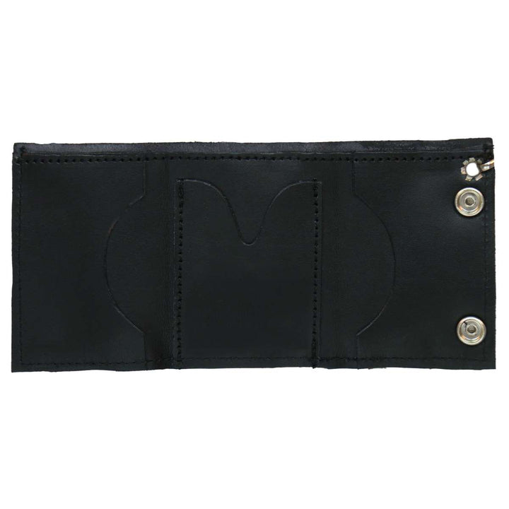 Hot Leathers Skull and Crossbones Bi-Fold Wallet WLB1012