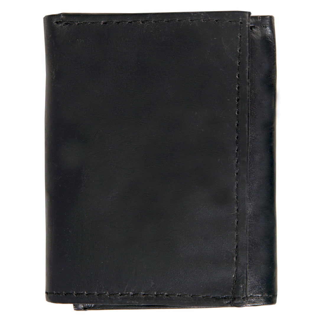 Hot Leathers Leather Tri-Fold Wallet WLD1004