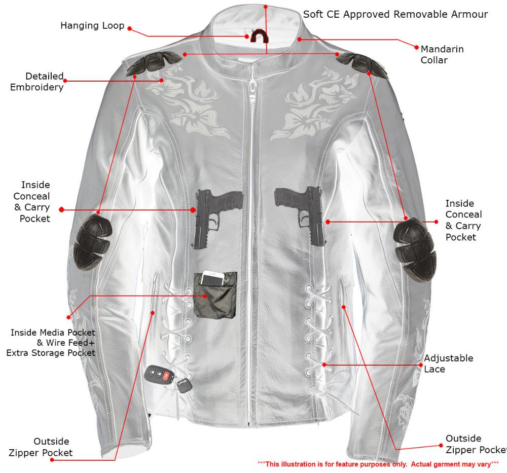 Milwaukee Leather LKL27002 Women&