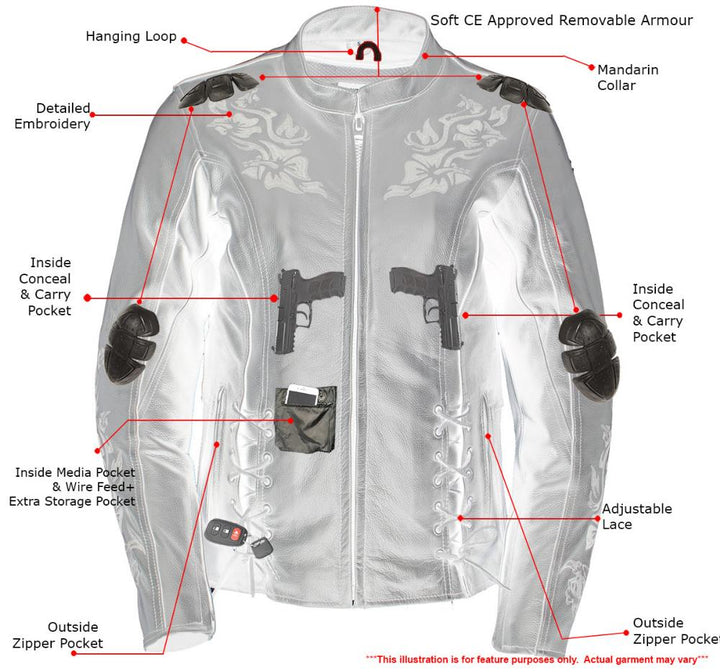 Milwaukee Leather LKL27002 Women&