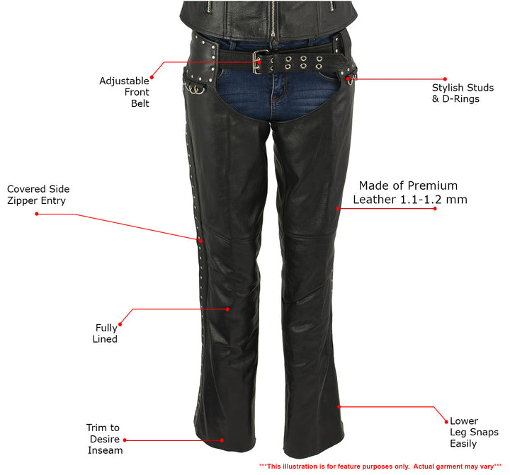 Milwaukee Leather LKL6705 Women&